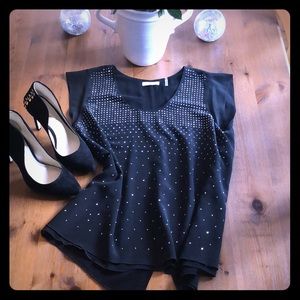 Rebecca Taylor Black Silk Blouse